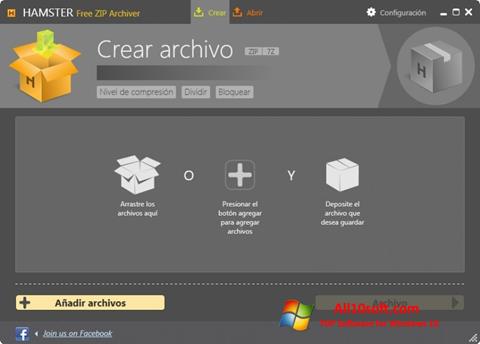 Snimak zaslona Hamster Free ZIP Archiver Windows 10
