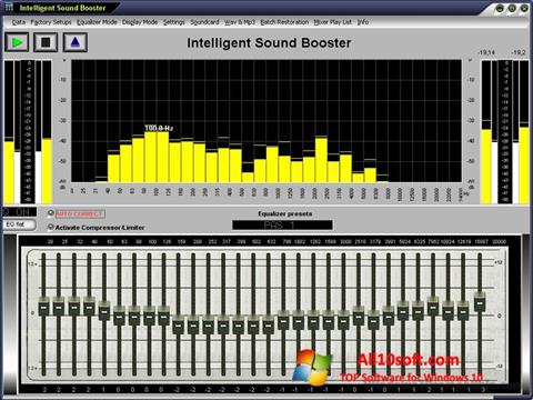 Snimak zaslona Sound Booster Windows 10