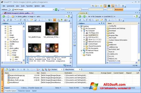 Snimak zaslona SmartFTP Windows 10