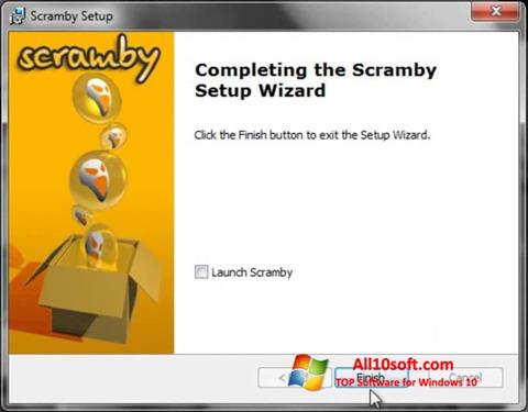 Snimak zaslona Scramby Windows 10