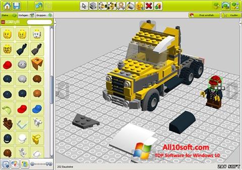Snimak zaslona LEGO Digital Designer Windows 10