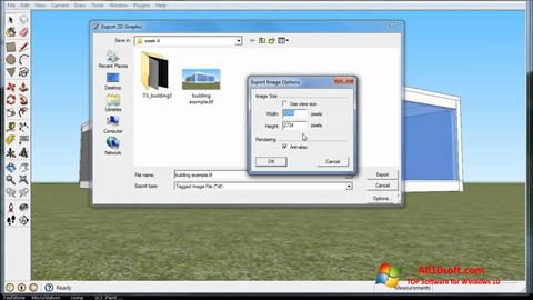Snimak zaslona SketchUp Windows 10