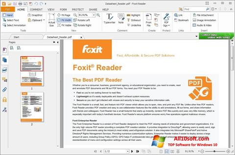 Snimak zaslona Foxit Reader Windows 10
