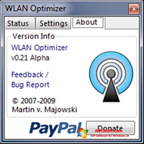 Snimak zaslona WLAN Optimizer Windows 10