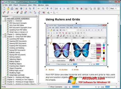 Snimak zaslona Foxit PDF Editor Windows 10
