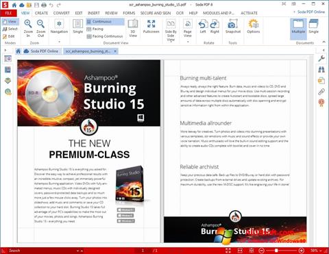 Snimak zaslona Soda PDF Windows 10