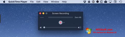 Snimak zaslona QuickTime Windows 10