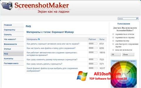 Snimak zaslona ScreenshotMaker Windows 10