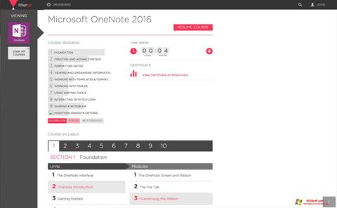 Snimak zaslona Microsoft OneNote Windows 10