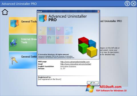 Snimak zaslona Advanced Uninstaller PRO Windows 10