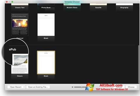 Snimak zaslona iBooks Windows 10