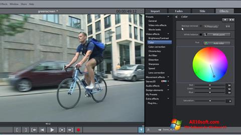 Snimak zaslona MAGIX Movie Edit Pro Windows 10