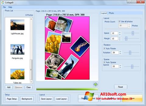 Snimak zaslona CollageIt Windows 10