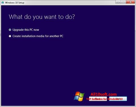Snimak zaslona Media Creation Tool Windows 10