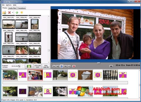 Snimak zaslona Bolide Slideshow Creator Windows 10