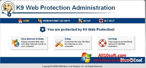 Snimak zaslona K9 Web Protection Windows 10