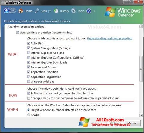 Snimak zaslona Windows Defender Windows 10