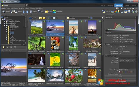 Snimak zaslona Zoner Photo Studio Windows 10