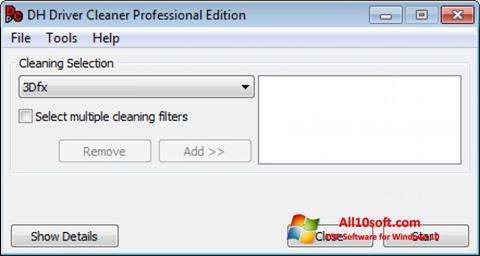 Snimak zaslona Driver Cleaner Windows 10