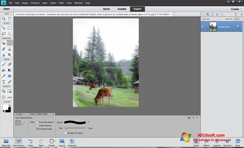 Snimak zaslona Photoshop Elements Windows 10