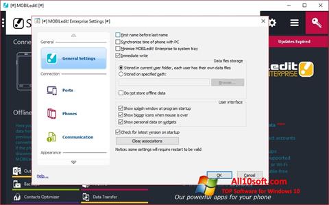 Snimak zaslona MOBILedit! Windows 10