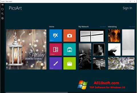Snimak zaslona PicsArt Windows 10