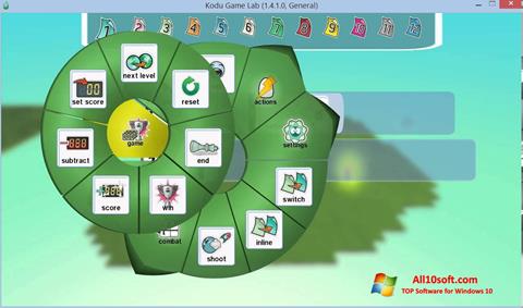 Snimak zaslona Kodu Game Lab Windows 10