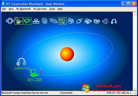 Snimak zaslona BlueSoleil Windows 10