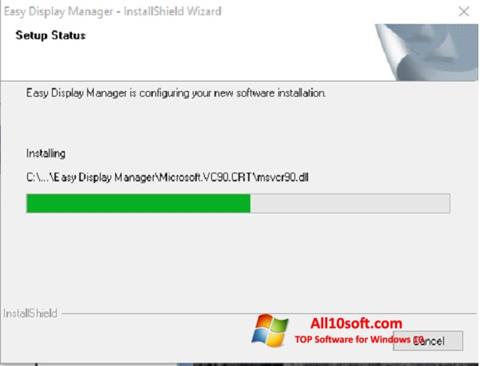 Snimak zaslona Easy Display Manager Windows 10