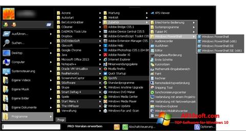 Snimak zaslona Start Menu X Windows 10