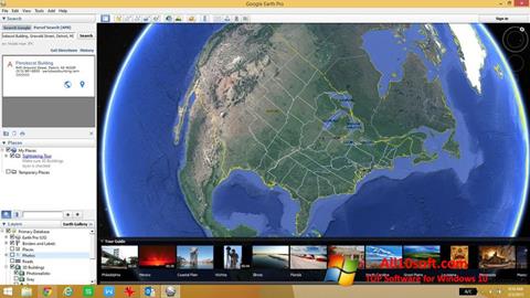 Snimak zaslona Google Earth Pro Windows 10