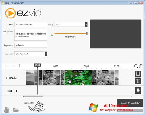 Snimak zaslona Ezvid Windows 10