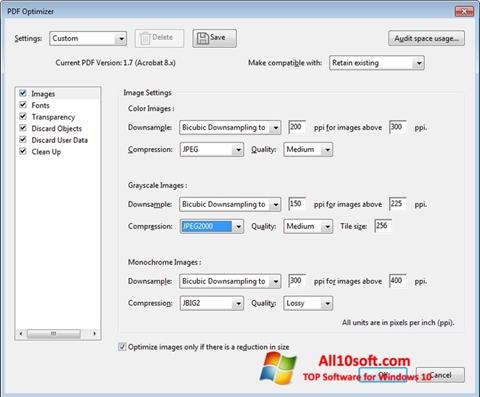 Snimak zaslona Adobe Acrobat Pro DC Windows 10