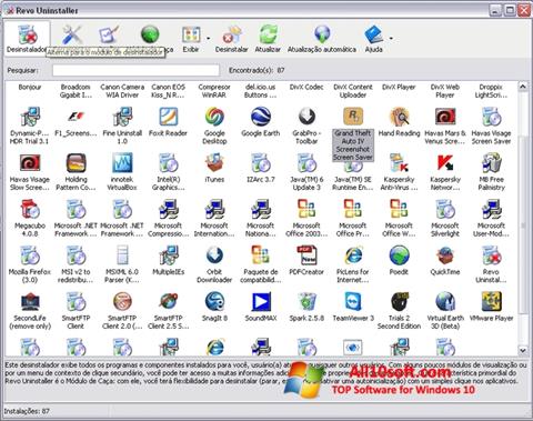 Snimak zaslona Revo Uninstaller Pro Windows 10