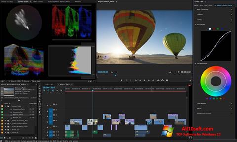 Snimak zaslona Adobe Premiere Pro CC Windows 10