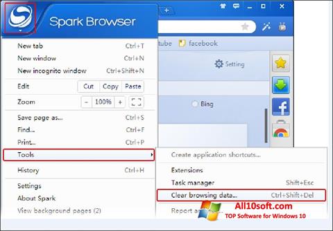 Snimak zaslona Spark Windows 10