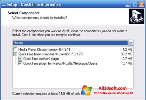 Snimak zaslona QuickTime Alternative Windows 10
