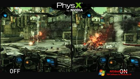 Snimak zaslona NVIDIA PhysX Windows 10