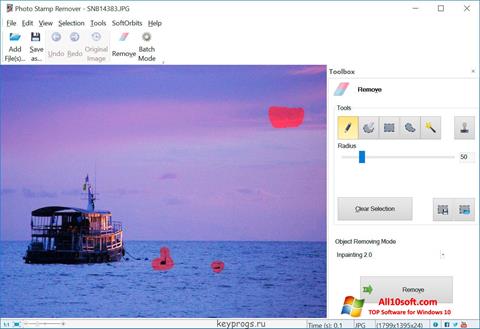 Snimak zaslona Photo Stamp Remover Windows 10