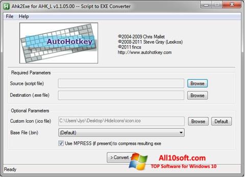 Snimak zaslona AutoHotkey Windows 10