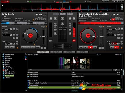 Snimak zaslona Virtual DJ Pro Windows 10