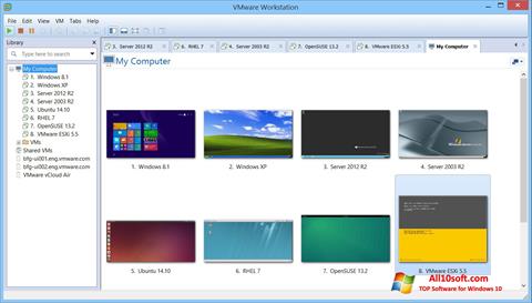 Snimak zaslona VMware Workstation Windows 10