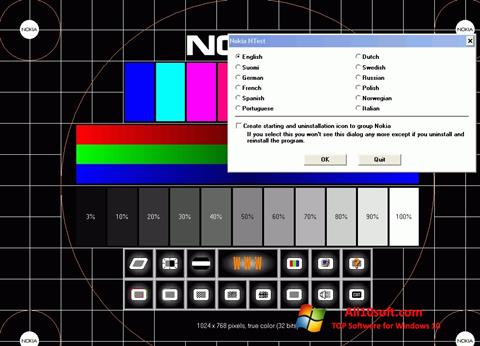 Snimak zaslona Nokia Monitor Test Windows 10