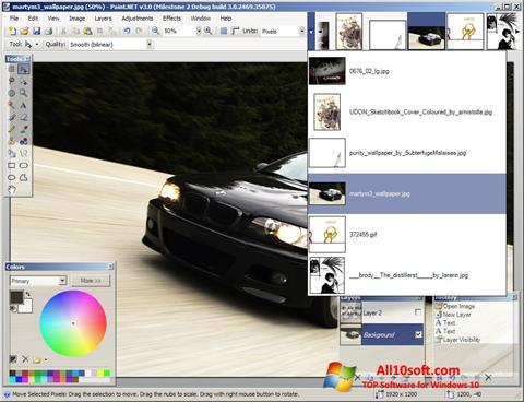 Snimak zaslona Paint.NET Windows 10