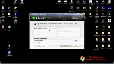Snimak zaslona Navitel Navigator Update Center Windows 10