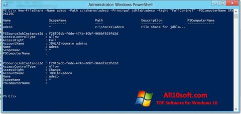 Snimak zaslona Windows PowerShell Windows 10